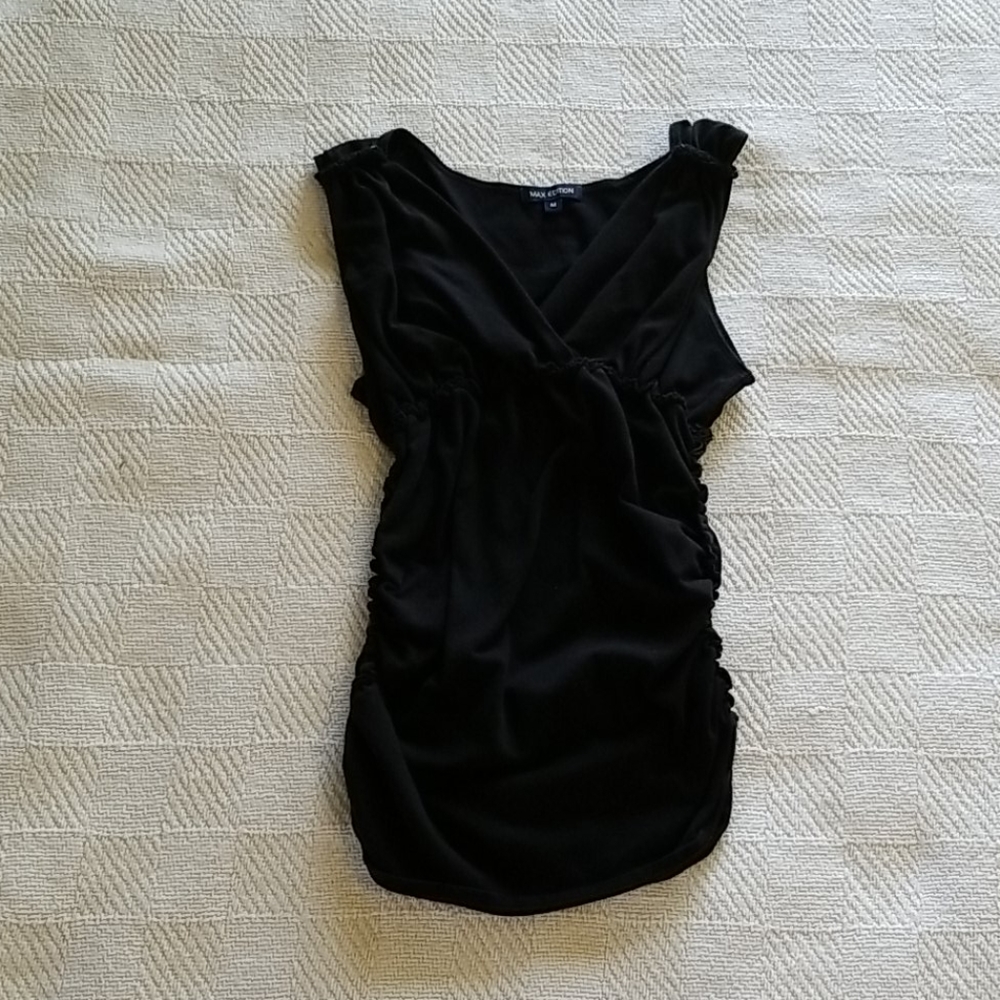 Black tank top